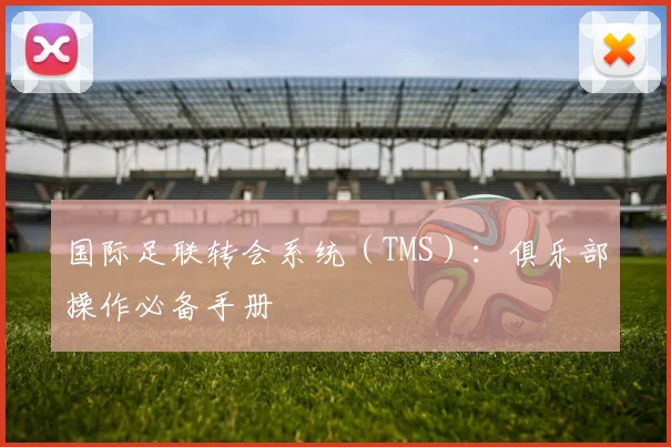 国际足联转会系统（TMS）：俱乐部操作必备手册